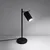 Sollux SL.1091 - Stona lampa RING 1xGU10/10W/230V crna