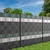 Ograjni trak 19 cm x 35 m z grafitnim premazom