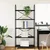 Polica Crni hrast 80 x 30 x 183 cm Konstruirano drvo