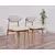 Hanah Home Set trpezarijskih stolica Bohem, 44x81x50 cm, Bež
