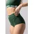 POMIRISHI BAMBOO UNDERWEAR Ženske duboke slip gaćice, Zelene