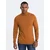 Ombre Mens knitted single-color turtleneck with viscose - camel