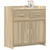 Kreveta Hrast sonoma 75 x 36 x 80 cm Konstruirano drvo