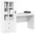 Stol s ladicama 2 pcs Bijelo