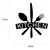 Wallity Zidna dekoracija Kitchen, 68x1.5x66 cm, 1.2 mm, Crna