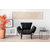ATELIER DEL SOFA Fotelja Nitta Single Black