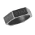 Prstan Hexagon Viking Nordic Runes - BLACK - SS8-R230 BLACK