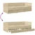 Vidaxl Dnevna postelja s predali brez vzmetnice sonoma hrast 90x190 cm