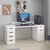 Hanah Home radni sto Alen 180cm 5 Drawer Cabinet, 180 cm, beli