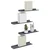 Lebdeća polica Zidne 4 pcs Antracit 40 x 8,5 x 2,5 cm Čelik
