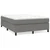 Den Box spring posteljni okvir temno siv 140x200 cm blago