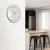 Lowell Stenska ura 35cm/00975B/bela/MDF, ABS