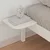 Vidaxl Posteljni okvir s stranskimi omaricami Bela 80 x 210 cm