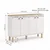 Hanah Home komoda Luvia, 150 cm, hrast Sapphire / bela