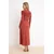 Trendyol Modest Ženska haljina Tctss26Db00005, Smeđa