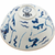 Servirna skleda DIESEL CLASSICS ON ACID KOI 18 cm, bela/modra, porcelan, Seletti