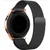 shumee JEKLENA ZAPESTNICA ZA SAMSUNG GALAXY WATCH ACTIVE 2 20 MM - ČRNA