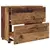 Kupaonski ormar s ladicama Staro drvo 76,5 x 35 x 64 cm