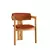Hanah Home Trpezarijska stolica 58x76x49cm Hrast-Bronzana