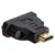 Akyga adapter DVI-F/HDMI-M/Duplex/črna