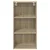 vidaXL Viseča omarica s polico Riga Sonoma hrast 40 x 29,5 x 80 cm
