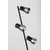 Rabalux Podna lampa Hatice, 3xE14, 150cm, Crna