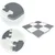 ECO TOYS Podloga za igru Puzzle 89x89cm