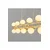 Opviq luster Stary 2842-18AS-3, LED 45 W, žuti