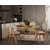 Hanah Home Trpezarijski set Touch (4S), Hrast-bež