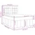 Vidaxl Box spring posteljni z vzmetnico črn 140x190 cm blago
