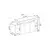 HANAH HOME Komoda Beliz Wood Black