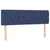 Krevet box spring s madracem LED plavi 160x200 cm od tkanine