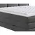MID.YOU POSTELJA BOXSPRING 140 cm  x 200 cm , tekstil antracit