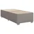 Vidaxl Box spring postelja z vzmetnico taupe 90x190 cm blago