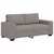 vidaXL Dvosed kavč taupe 180x77x82 cm blago