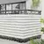 Balcony ekran Svijetlo siva i bijela. 120 x 500 cm