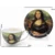 Porcelanasta skodelica in krožniki Mona Lisa - darilni set