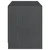 TV ormarić sivi 104 x 33 x 41 cm od masivne borovine