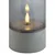 Brilliant - SET 2x LED sveće ILLUSION LED/2xAA IP44 siva/dimljeno-crna