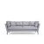 Atelier del Sofa Trosed Mapa 90x84x214cm Sivi