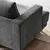 UPPAKRA Modularna sofa trosed, s lenjivcem, desno sa stoličicom/Johanneshov tamnosiva