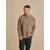 DAN FOX APPAREL Pulover Neo pikčasto rjava
