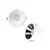Nvc LED ugradna lampa, 7W, Crna