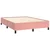 Vidaxl Box spring postelja z vzmetnico roza 140x200 cm žamet