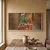 WallXpert uramljena MDF slika ARTSNTMDL1, mrtva priroda sa cvećem, voćem i bokalima, 33 x 70 cm