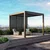 Pergola bioklimatska antracit lux 3x3x2.5m alu