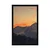 Plakat sončni zahod v gorah - 60x90 no frame