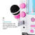 auna Kara Liquida BT, karaoke sistem, light show, vodnjak, Bluetooth, bela/roza barva (MG3-KaraLiquida BTwp)