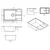 SanDonna Ewelina Sudopera, 780x500x203mm, Mat crna