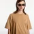 Majice A Bathing Ape Garment Dyed One Point Relaxed Fit Tee UNISEX Brown L